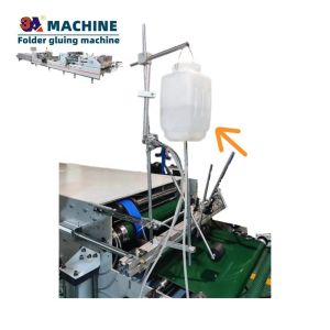 Plastic Kettle Box Folder Gluer for Box Pasting in Automatic Box Folding Gluing