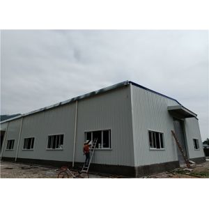 Cheap Color Steel Sheet Wall Panel Light Steel Structure Building With Rolling Door for sale