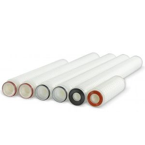 10'' 226 Fins PTFE Microporous Pleated Folding Filter for Large Scale Filtration