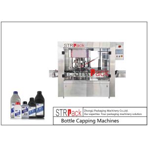 Capacity 6000BPH Rotary Bottle Capper Equipment 3kw 80mm Height