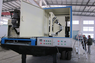 Quality Automatic PLC Control No. 914-610 Type K Span Roll Forming Machine,Max Span 38 Meters wholesale