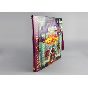 Glitter And Gold Foil Children Pop Up Books Custom Pattern And Size For Babies