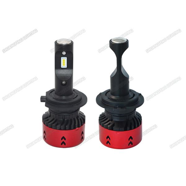 Quality H7 V6 Automotive LED Headlights High Low Beam With Turbo Fan LED Bulb wholesale