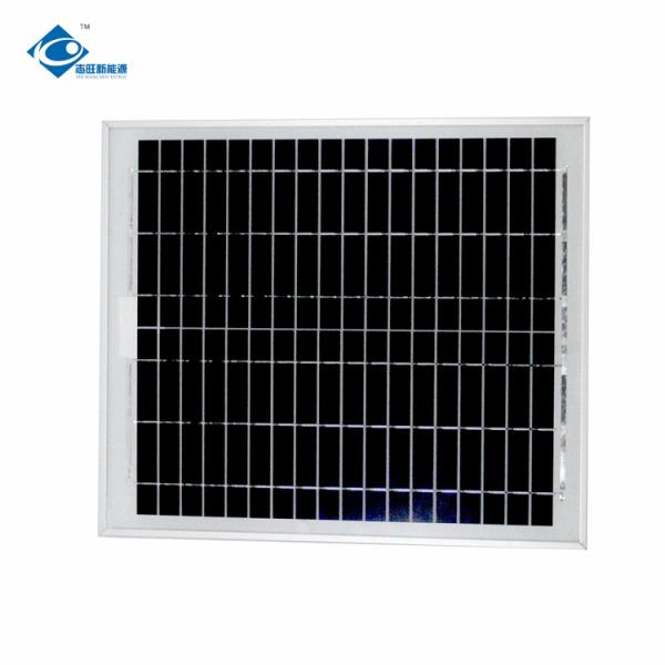 Quality Customized Professional 18V 18W Mono Risen Solar Panels ZW-18W-18V Glass Photovoltaic Solar Panel wholesale