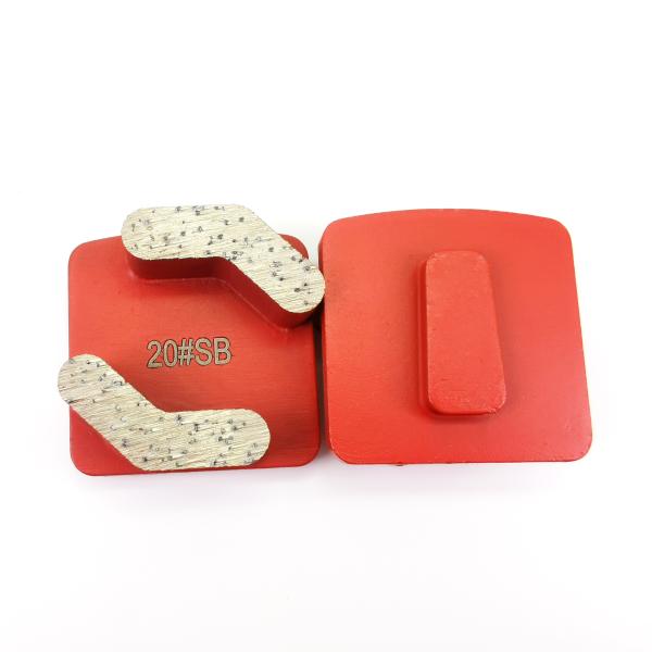 Redilock Hexagon Diamond Grinding Shoe Concrete Floor Polishing Pad Tools For Husqvarna grinding machine