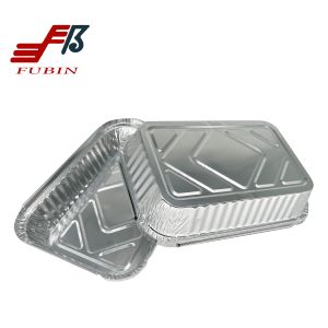 700ML Rectangular Aluminum Foil Box Carry - Out Container