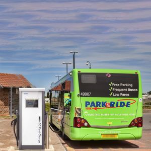 Floor-standing 80KW DC Fast Electric Car Powered Combo Station for Large