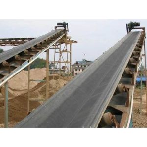 Conveying Hoisting Machine Rubber Mobile Inclined Belt Conveyor