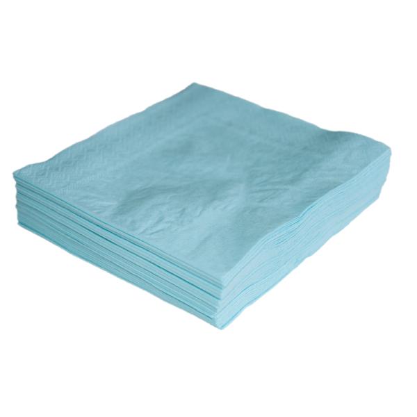 Dinner 17gsm 33cm Pastel Blue Color Paper Napkin Kitchen Table Use