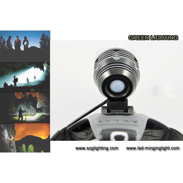 500 meters long lighting distance IP65 water-proof rechargeable led headlamp with 189g light weight