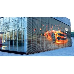 P30 Transparant LED Screen Glass Full Color RGB High Resolution