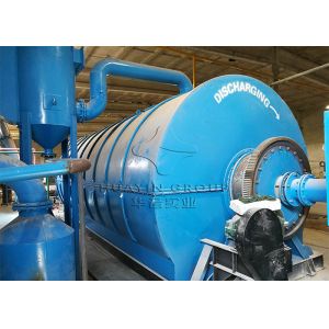 China Automatic Rubber Waste Plastic Pyrolysis To Fuel Oil Used Tyre on sale
