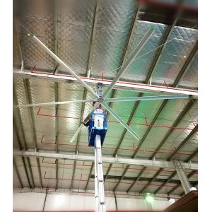 Popular High Volume Low Speed Industrial Fans 1.5kw For Distribution Centers