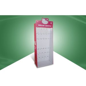 Assemble Strong Cardboard Floor Displays For Hellokitty Backbag Mobile Case