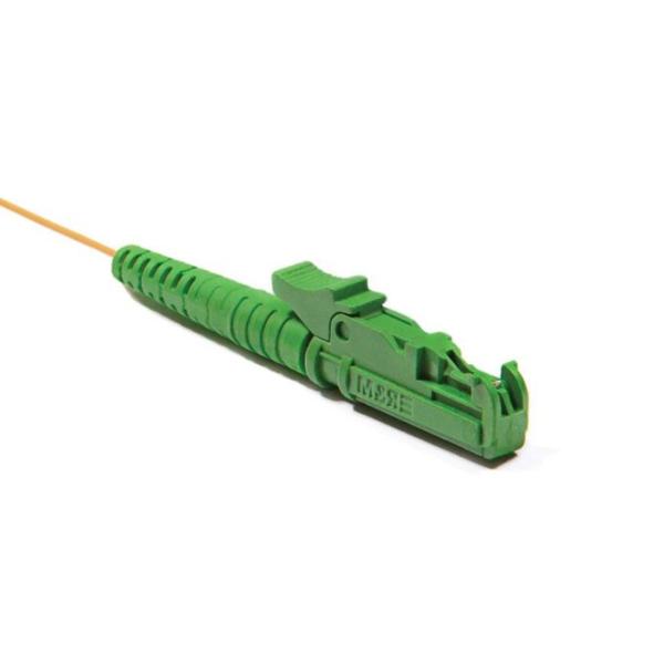 Green Boot G652D Terminate Fiber Lc Connector , SM 3.0 Plastic Fiber Optic Cable Connectors