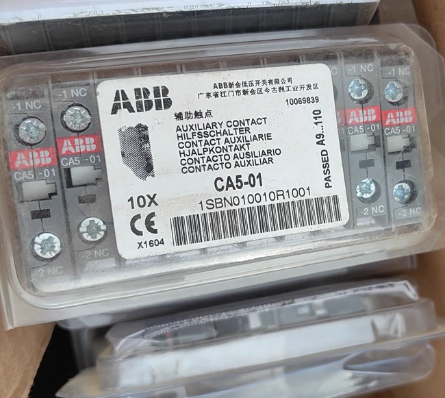 ABB CA5-01 Thermal Overload Relay with 0.1-1.6A Rated Current for Reliable Motor