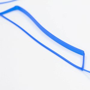 Cheap Platinum Cured FKM Blue Gasket Seal Resistance To Ozone Low Friction for sale