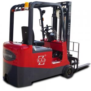 China Self Loading 2.5T Sit Down High Capacity 3 Wheel Electric Forklift on sale