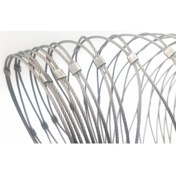 302 Stainless Steel Wire Rope Mesh Net Flexible Stainless Steel Zoo Mesh