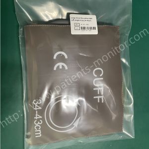 China Reusable NIBP Cuff 34-43cm Large Adult Blood Pressure Cuff with Single Tube for Hospital or Home Use on sale