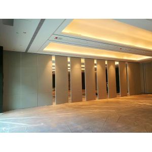 Height 4m Sliding Door Hanging Rollers Movable Partition Walls For Restaurant /