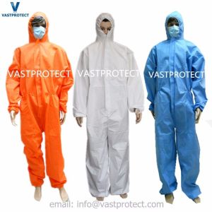 China Seam Bounded Industrial Safety Protective Disposable Work Coverall Certificate Ce Type 5/6 Cat 3 on sale