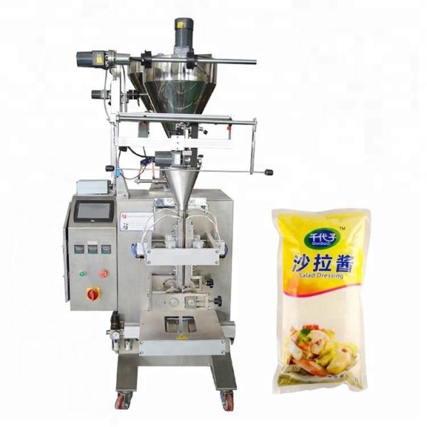 Automatic Piston Pump Sauce Packing Machine With SCM Control System 220V 50 /