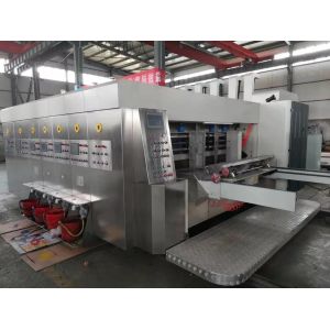 Carton Box Flexo Printing And Die Cutting Machine Auto Roller Transfer