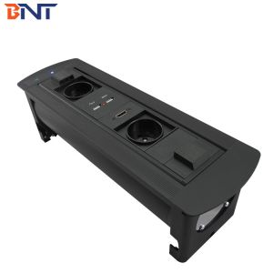 3Mm Panel Thickness electric Black Desk Pop Up Multimedia Socket