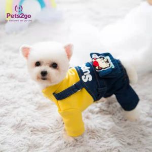 500g Four Legged Corduroy Pets Wearing Clothes