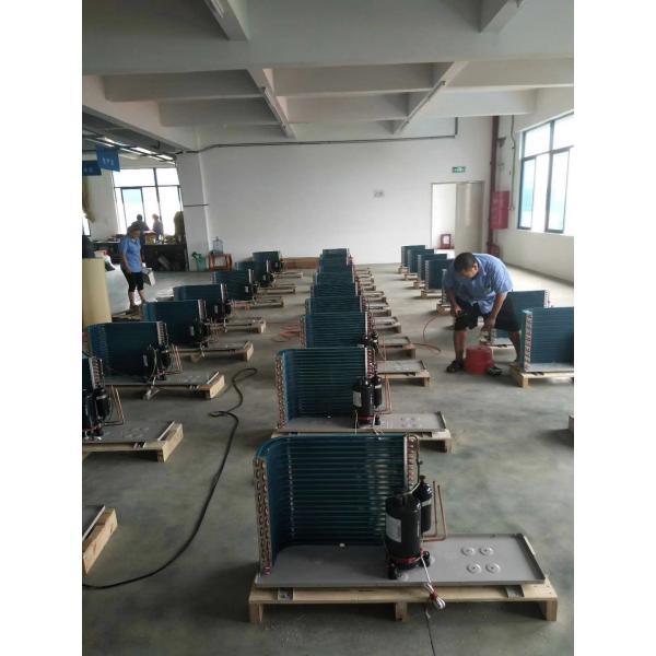 Meeting CE heat pump r410A apartment adopts air-to-water heat pump for heating and cooling