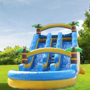 2024 Big Inflatable Slide for Adults Custom Logo Printed Commercial Inflatable