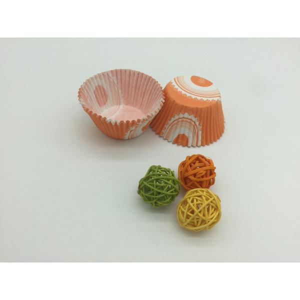 Orange Greaseproof Cupcake Liners Carrot Muffin Cake Mould Custom Shape Paper Cup