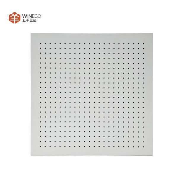 Sustainable MDF Perforated Acoustic Panel with High Sound Insulation Easy-to