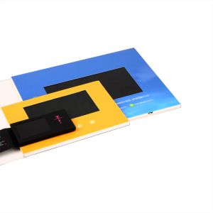 2.4 Inch Thank You Brochure Pop Up Greeting Cards 480*272P Custom Printed