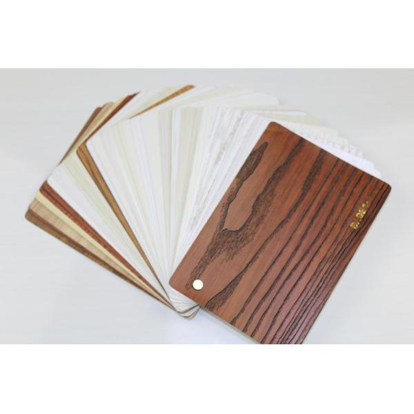 Vacuum Press Decorative Furniture Film Embossed PVC Self Adhesive Foil