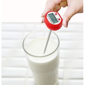 Portable Colorful Baby Milk Thermometer Protective Easy To Read LCD Readout