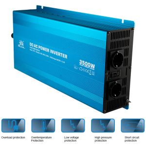 Stackable 3.5KW solar Pure Sine Wave Power Inverter For Home Use