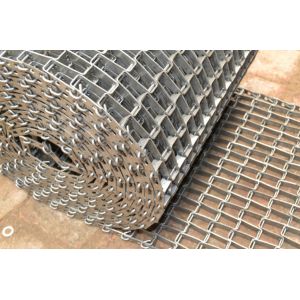 Stainless Steel Chain Conveyor Belt Metal Mesh Flat Wire Custom Design