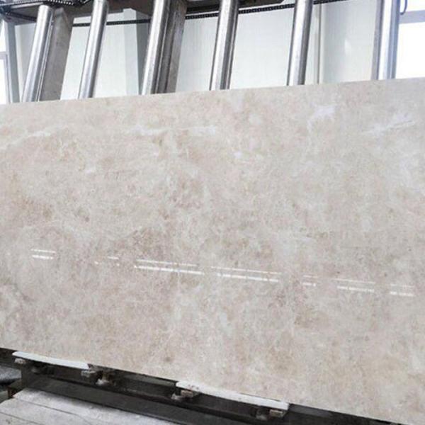Quality Multipurpose Light Beige Marble Tile 132.8 Mpa Compressive Property wholesale