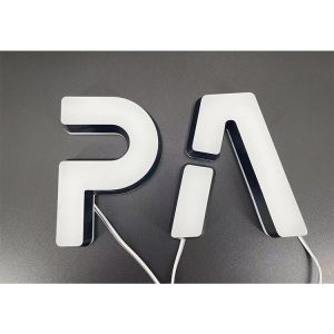 2022 Oem Outlet Acrylic Front And Back Side Led Luminous Characters