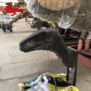 Indoor Realistic Dinosaur Head Wall Mount Decorative Size Customized