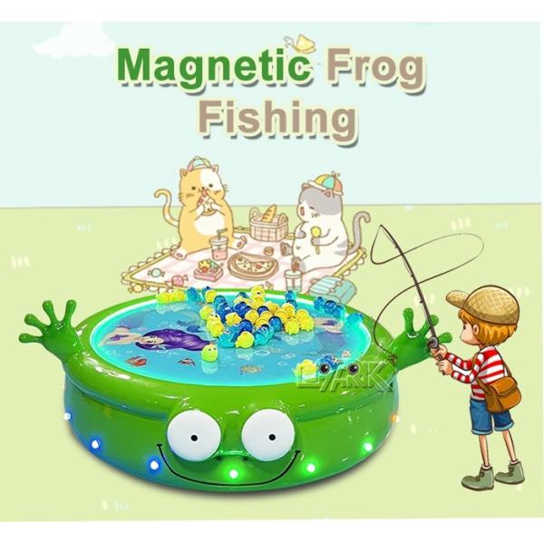 Magnetic Frog Fishing Amusement Park Arcade Catch Frogs Fishing Game Machine