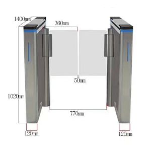 316 Stainless Steel Servo Motor Automated Speed Gate Turnstile