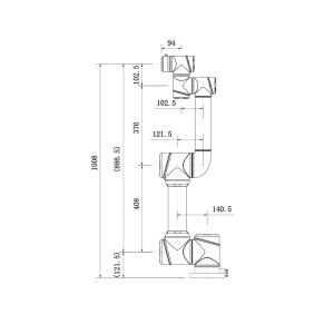 5KG Payload Collaborative Robot Arm 6 Aixs For Welding Equipment