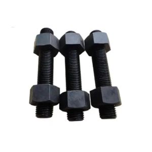 Polishing Carbon Steel Threaded Stud Bolts in 4.8 Grade for Heavy-Duty