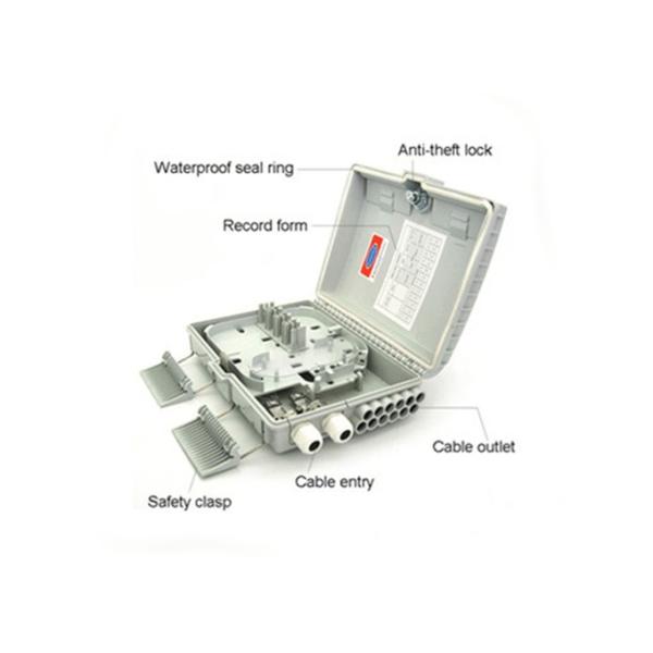 12Cores Fiber Optic Terminal Box SC/LC/FC/ST Simplex/Duplex Indoor/Outdoor