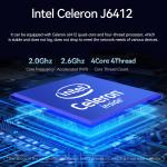 Intel Celeron J6412 Quad Core 4 Thread 6 LAN Linux 1U Server With Console And