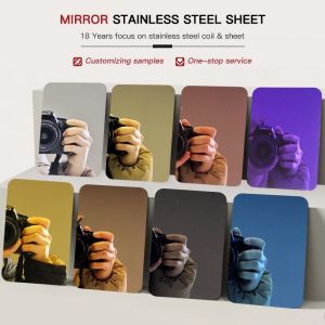 China ASTM Mirror Stainless Steel Sheet 201 304 316 Pvd Black Blue Gold on sale