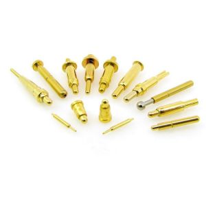 China SUS304 Spring Surface Mount Pogo Pins C3604 Plunger Tube Halogen Free on sale